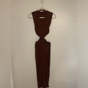 Zara Chocolate Brown Dress